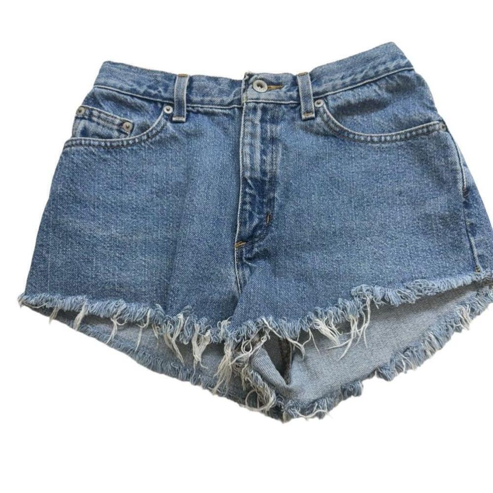 Women's Faded Glory Blue Denim Shorts Size 6